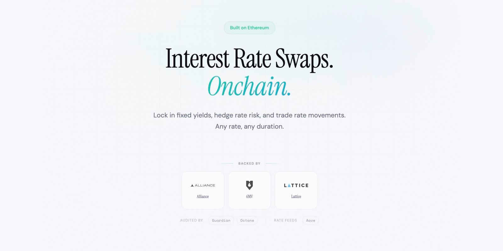 Kairos Launches Interest Rate Swap Protocol on Ethereum Mainnet